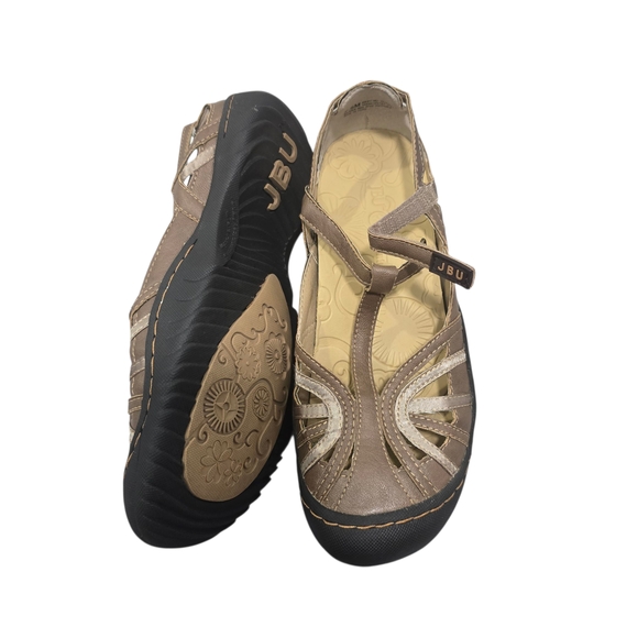 JBU Adventure Design Women's Tan Casual Sandals Size 7.5M - Picture 1 of 12